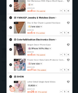 Shein New Order 12 Products
